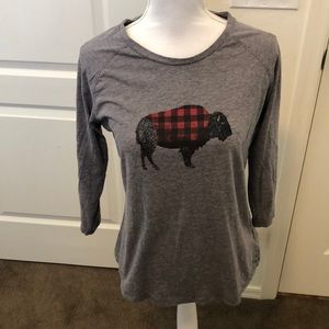 Columbia 3/4 sleeve, Buffalo Tee - LRG